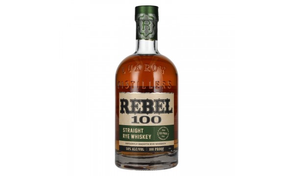 Rebel 100 Straight Rye Whiskey 50% Vol. 0,7l