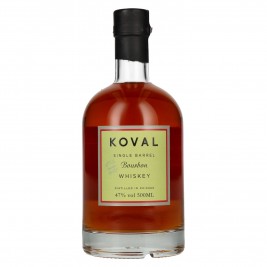 Koval BOURBON Single Barrel Whiskey 47% Vol. 0,5l