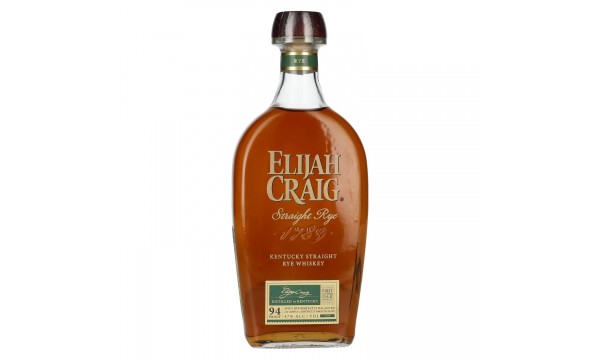 Elijah Craig Kentucky Straight Rye Whiskey 94 Proof 47% Vol. 0,7l