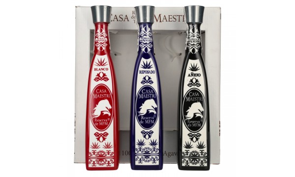 Casa Maestri MFM Tequila Dovanų rinkinys 40% Vol. 3x0,35l