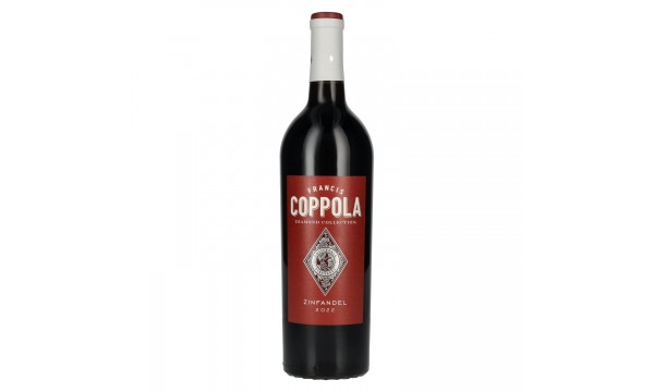 Francis Ford Coppola RED LABEL ZINFANDEL Diamond Collection 2022 14,5% Vol. 0,75l, sausas