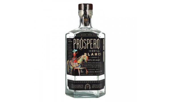 Próspero Tequila Blanco 100% De Agave by Rita Ora 40% Vol. 0,7l