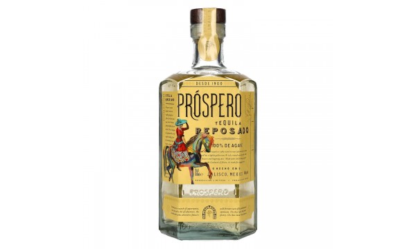 Próspero Tequila Reposado 100% De Agave by Rita Ora 40% Vol. 0,7l