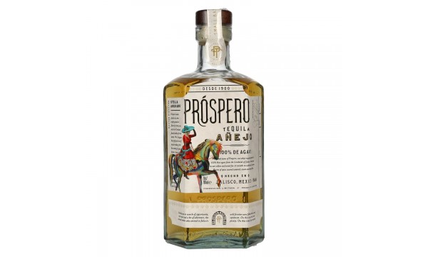 Próspero Tequila Añejo 100% De Agave by Rita Ora 40% Vol. 0,7l