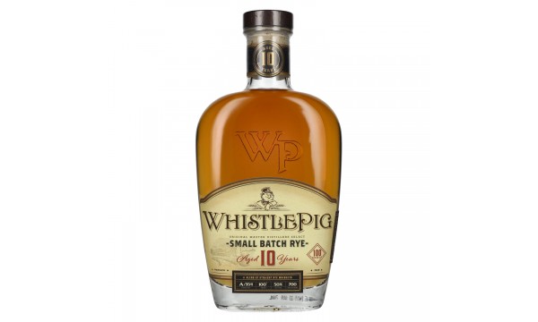 WhistlePig 10 Years Old SMALL BATCH Rye Whiskey 50% Vol. 0,7l