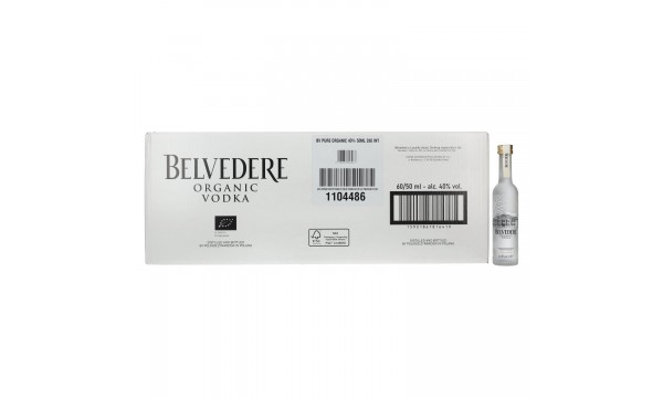 Belvedere Organic Vodka 40% Vol. 60x0,05l