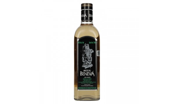 Beneva Mezcal with Agave Worm 100% Agave DOP 38% Vol. 0,7l