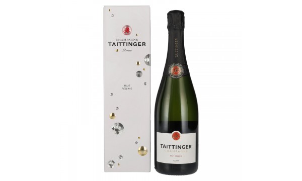 Taittinger šampano Réserve Brut 12,5% Vol. 0,75l dovanų dėžutėje, sausas