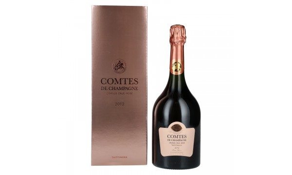 Taittinger COMTES DE CHAMPAGNE Rosé 2012 12,5% Vol. 0,75l dovanų dėžutėje, briutas