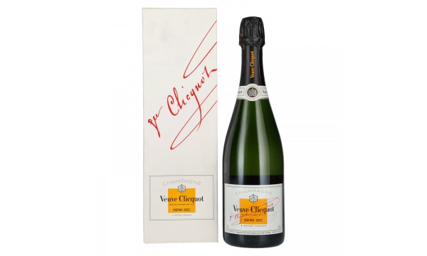 Veuve Clicquot Champagne DEMI-SEC 12% Vol. 0,75l dovanų dėžutėje, pusiau sausas