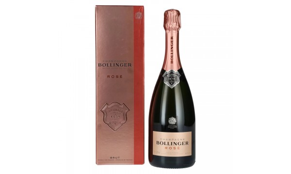 Bollinger Champagne ROSÉ Brut 12,5% Vol. 0,75l dovanų dėžutėje, briutas Bollinger Champagne ROSÉ Brut 12,5% Vol. 0,75l dovanų dėžutėje, briutas