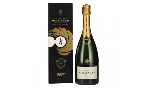 Bollinger Champagne SPECIAL CUVÉE 007 Limited Edition 12% Vol. 0,75l dovanų dėžutėje, briutas