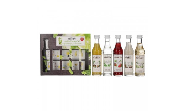 Le Sirop de Monin COCKTAIL SYRUPS SET 5x0,05l