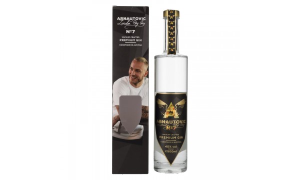 Arnautovic London Dry Gin Premium Gin No. 7 40% Vol. 0,5l dovanų dėžutėje
