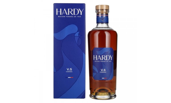 Hardy V.S Fine Cognac 40% Vol. 0,7l dovanų dėžutėje Hardy V.S Fine Cognac 40% Vol. 0,7l dovanų dėžutėje