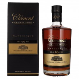 Clément Rhum Vieux Agricole 10 Ans 42% Vol. 0,7l dovanų dėžutėje
