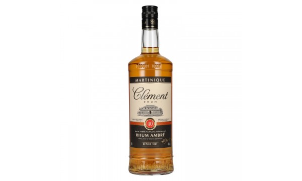 Clément Rhum Agricole Ambré 40% Vol. 1l
