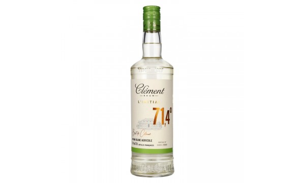 Clément Rhum L'Initial Agricole Blanc 71,4% Vol. 0,7l