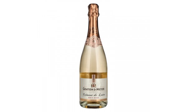 Gratien & Meyer Crémant de Loire Brut-Rosé 12% Vol. 0,75l, briutas