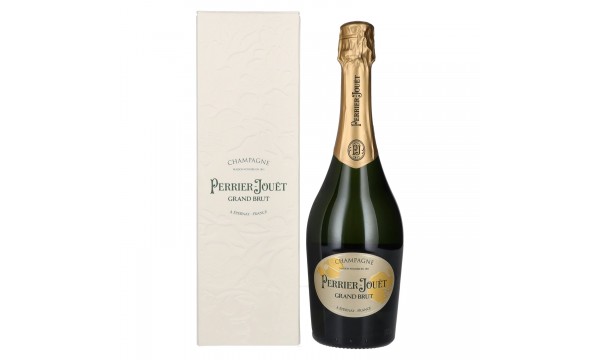 Perrier-Jouët šampanas Grand Brut 12,5% Vol. 0,75l dovanų dėžutėje, briutas Perrier-Jouët šampanas Grand Brut 12,5% Vol. 0,75l dovanų dėžutėje, briutas