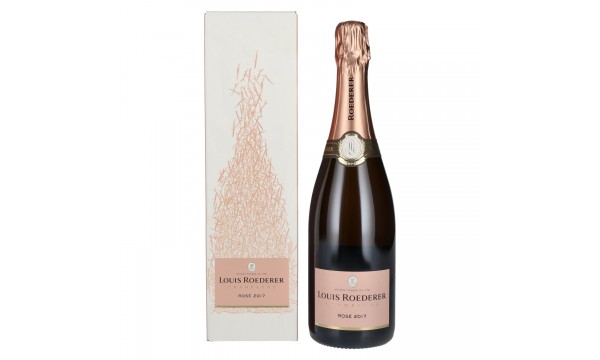 Louis Roederer Champagne ROSÉ Vintage 2017 12,5% Vol. 0,75l dovanų dėžutėje, briutas