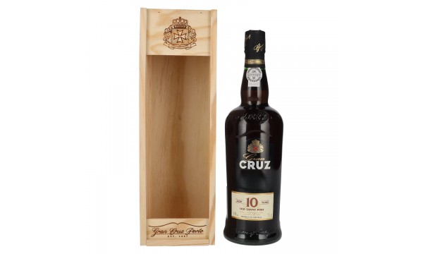 Gran Cruz 10 Years Old Tawny Port 19% Vol. 0,75l medinėje dėžėje, saldus