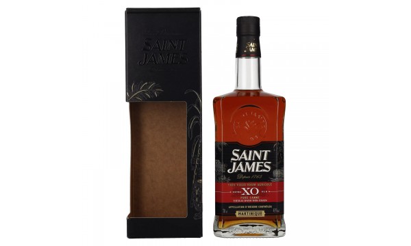 Saint James XO Rhum Vieux Agricole 43% Vol. 0,7l dovanų dėžutėje