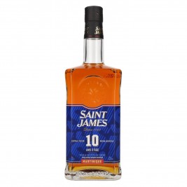 Saint James 10 ANS D'ÂGE Extra Vieux Rhum Agricole Martinique AOC Série Limitée 2025 42% Vol. 0,7l