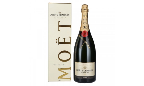 Moët & Chandon Champagne IMPÉRIAL Brut 12% Vol. 1,5l dovanų dėžutėje, briutas Moët & Chandon Champagne IMPÉRIAL Brut 12% Vol. 1,5l dovanų dėžutėje, briutas