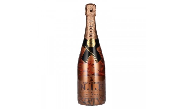 Moët & Chandon Champagne N.I.R. Dry Rosé Sec Luminous Edition 12% Vol. 0,75l, sausas Moët & Chandon Champagne N.I.R. Dry Rosé Sec Luminous Edition 12% Vol. 0,75l, sausas
