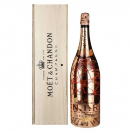 Moët & Chandon N.I.R. Nectar Imperial Rosé Dry Luminous Edition 12% Vol. 3l medinėje dėžėje, sausas