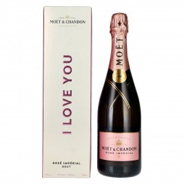 Moët & Chandon Champagne ROSÉ IMPÉRIAL I Love You Edition 12% Vol. 0,75l dovanų dėžutėje, briutas