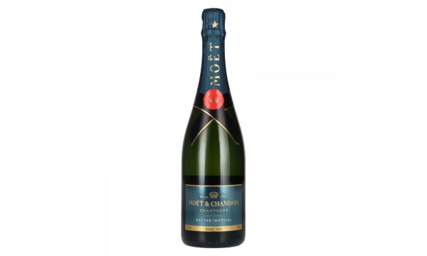 Moët & Chandon Champagne NECTAR IMPÉRIAL Demi-Sec 12,5% Vol. 0,75l, pusiau sausas Moët & Chandon Champagne NECTAR IMPÉRIAL Demi-Sec 12,5% Vol. 0,75l, pusiau sausas
