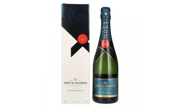 Moët & Chandon Champagne NECTAR IMPÉRIAL 12,5% Vol. 0,75l dovanų dėžutėje, pusiau saldus