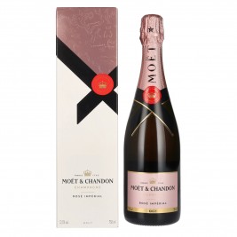 Moët & Chandon Champagne ROSÉ IMPÉRIAL 12,5% Vol. 0,75l dovanų dėžutėje, briutas