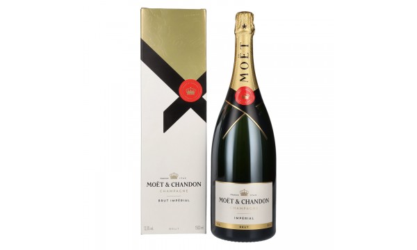 Moët & Chandon Champagne IMPÉRIAL Brut 12,5% Vol. 1,5l dovanų dėžutėje, briutas