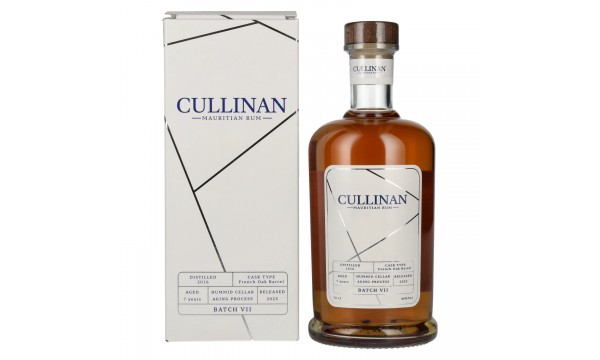 CULLINAN 7 Years Old Mauritian Rum Batch VII 40% Vol. 0,7l dovanų dėžutėje