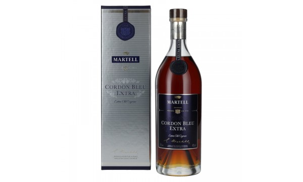 Martell Cognac Cordon Bleu Extra Old Cognac 40% Vol. 0,7l dovanų dėžutėje
