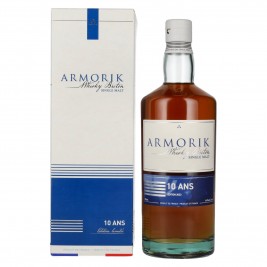 Armorik 10 Ans Whisky Breton Single Malt Edition Limitée 2023 46% Vol. 0,7l dovanų dėžutėje