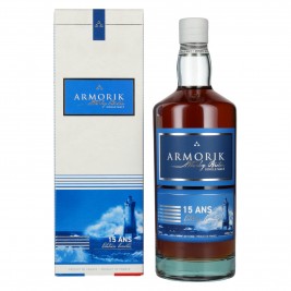 Armorik 15 Ans Whisky Breton Single Malt Edition Limitée 46% Vol. 0,7l dovanų dėžutėje