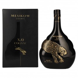 Meukow X.O. Cognac Gold FELINE Limited Edition 40% Vol. 0,7l dovanų dėžutėje