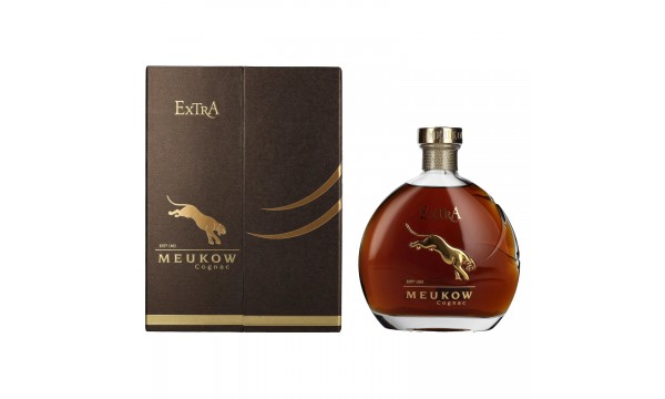 Meukow EXTRA Cognac 40% Vol. 0,7l dovanų dėžutėje