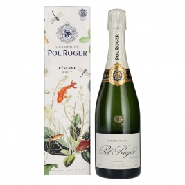 Pol Roger Champagne Réserve Brut 12,5% Vol. 0,75l dovanų dėžutėje, briutas