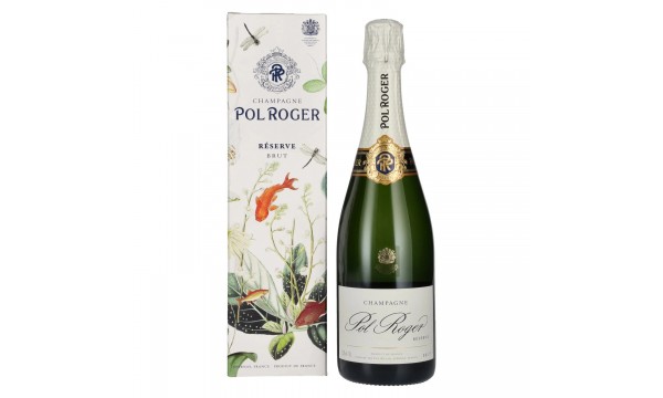 Pol Roger Champagne Réserve Brut 12,5% Vol. 0,75l dovanų dėžutėje, briutas