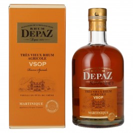Depaz Rhum Très Agricole Vieux VSOP 45% Vol. 0,7l dovanų dėžutėje