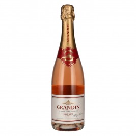 Grandin Brut Rosé Méthode Traditionnelle 12% Vol. 0,75l, briutas