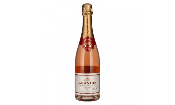 Grandin Brut Rosé Méthode Traditionnelle 12% Vol. 0,75l, briutas
