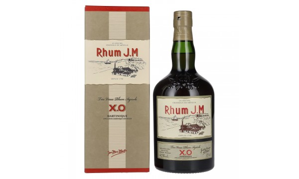 Rhum J.M Très Vieux Rhum Agricole X.O 45% Vol. 0,7l dovanų dėžutėje