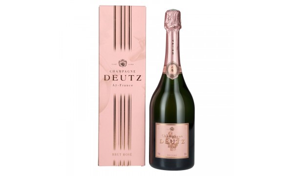 Deutz Champagne Rosé 12% Vol. 0,75l dovanų dėžutėje, briutas Deutz Champagne Rosé 12% Vol. 0,75l dovanų dėžutėje, briutas