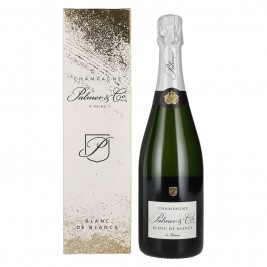 Palmer & Co Champagne Blanc de Blancs Brut 12% Vol. 0,75l dovanų dėžutėje, briutas